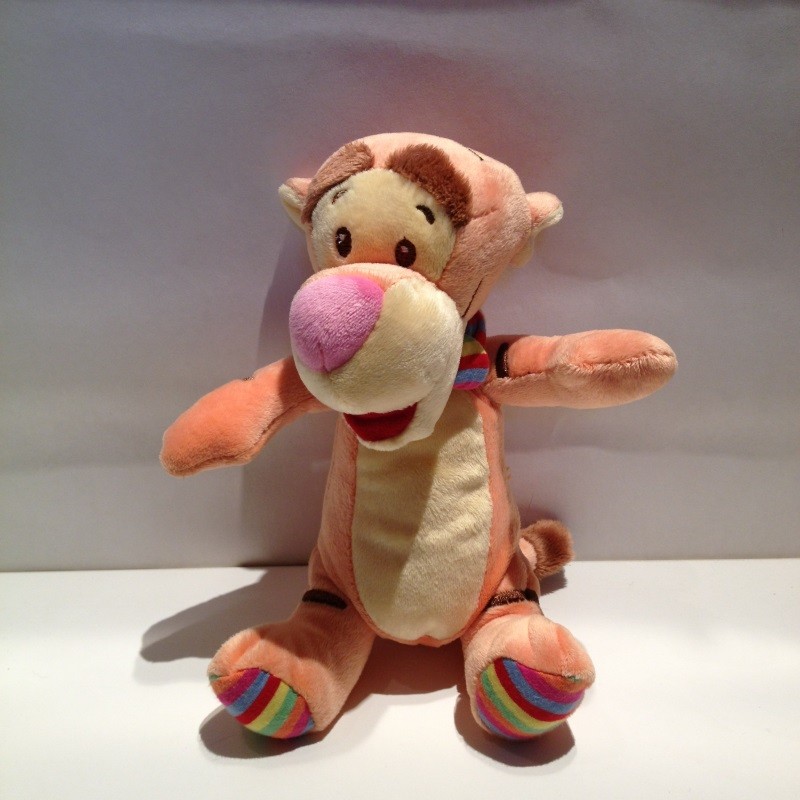 Doudou Tigrou Grelot Pattes Rayées Disney